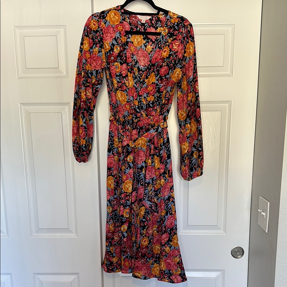 Floral Long Sleeve Dress